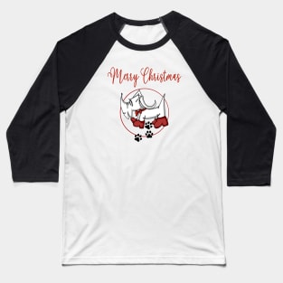 Merry Christmas Dog Baseball T-Shirt